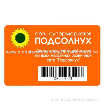 Promotional Barcode Card PVC